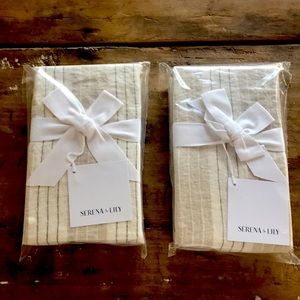 Brand New Serena and Lily linen pillows covers